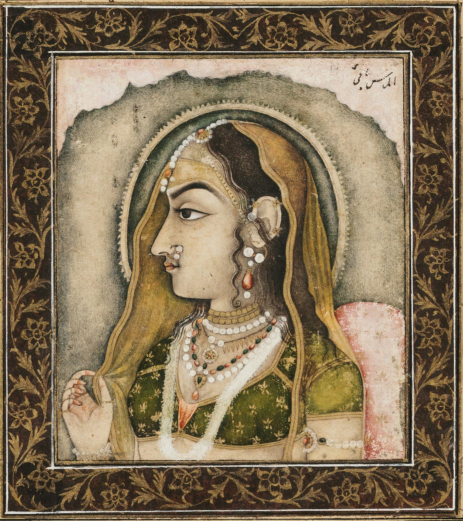 woman in white dress painting